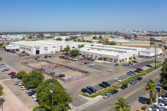 2510-2550 S East Ave, Fresno, CA - aerial  map view