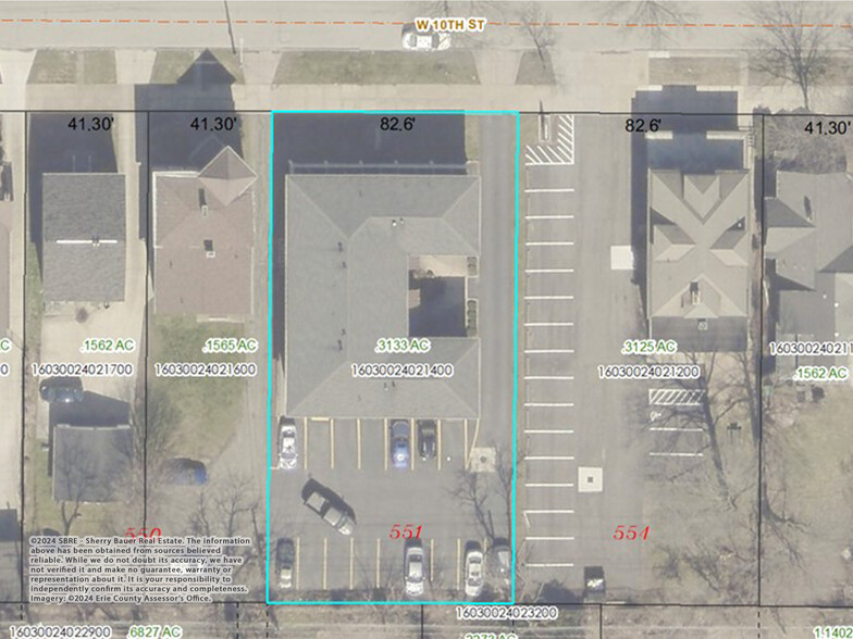 435 W 10th St, Erie, PA for sale - Plat Map - Image 2 of 8