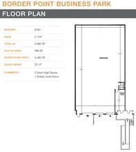 6774 Calle De Linea, San Diego, CA for lease Floor Plan- Image 1 of 2