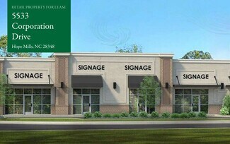 More details for 5533 Corporation Drive, Hope Mills, NC - Retail for Lease