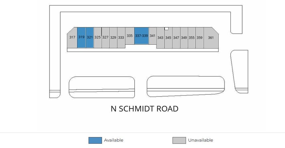 317-361 Schmidt Rd, Bolingbrook, IL for lease - Site Plan - Image 2 of 3