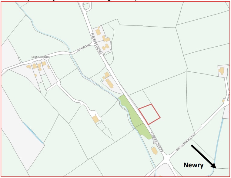 Tyrones Ditches, Newry for sale - Plat Map - Image 2 of 3