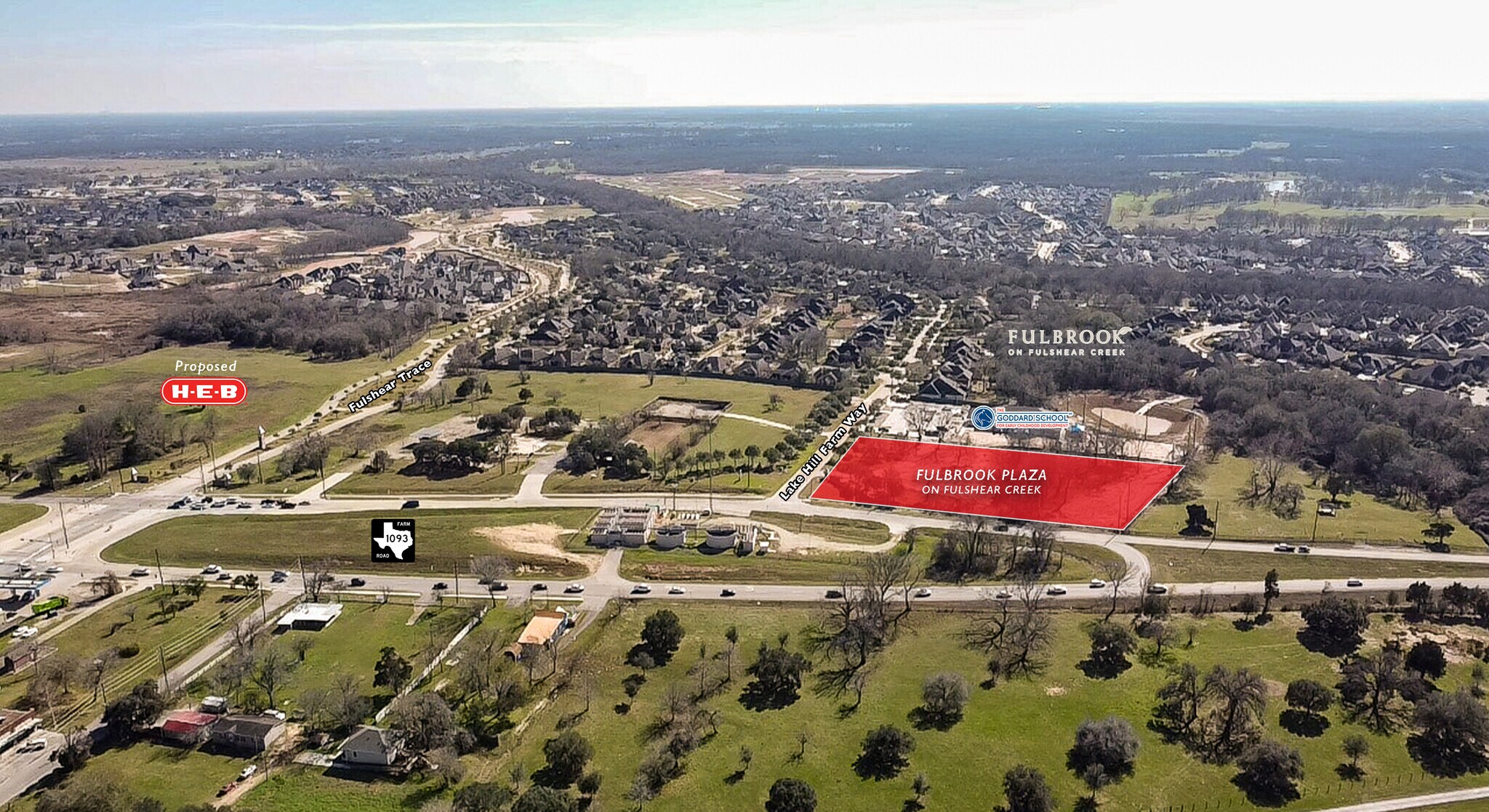5511 Lake Hill Farm Way, Fulshear, TX for sale Aerial- Image 1 of 1