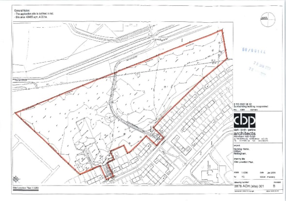 Land in 82 Brooksby Lane, Nottingham for sale - Site Plan - Image 2 of 4