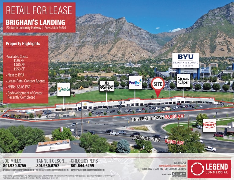 1774 N University Ave, Provo, UT for lease - Building Photo - Image 1 of 1