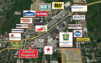 1130 E Walnut St, Carbondale, IL for lease Aerial- Image 2 of 11