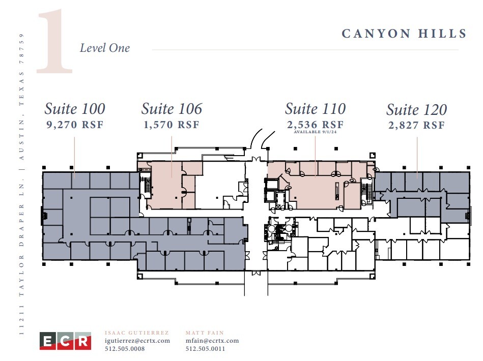 11211 Taylor Draper Ln, Austin, TX for lease Floor Plan- Image 1 of 1