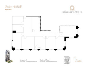 2200 Ross Ave, Dallas, TX for lease Floor Plan- Image 1 of 1