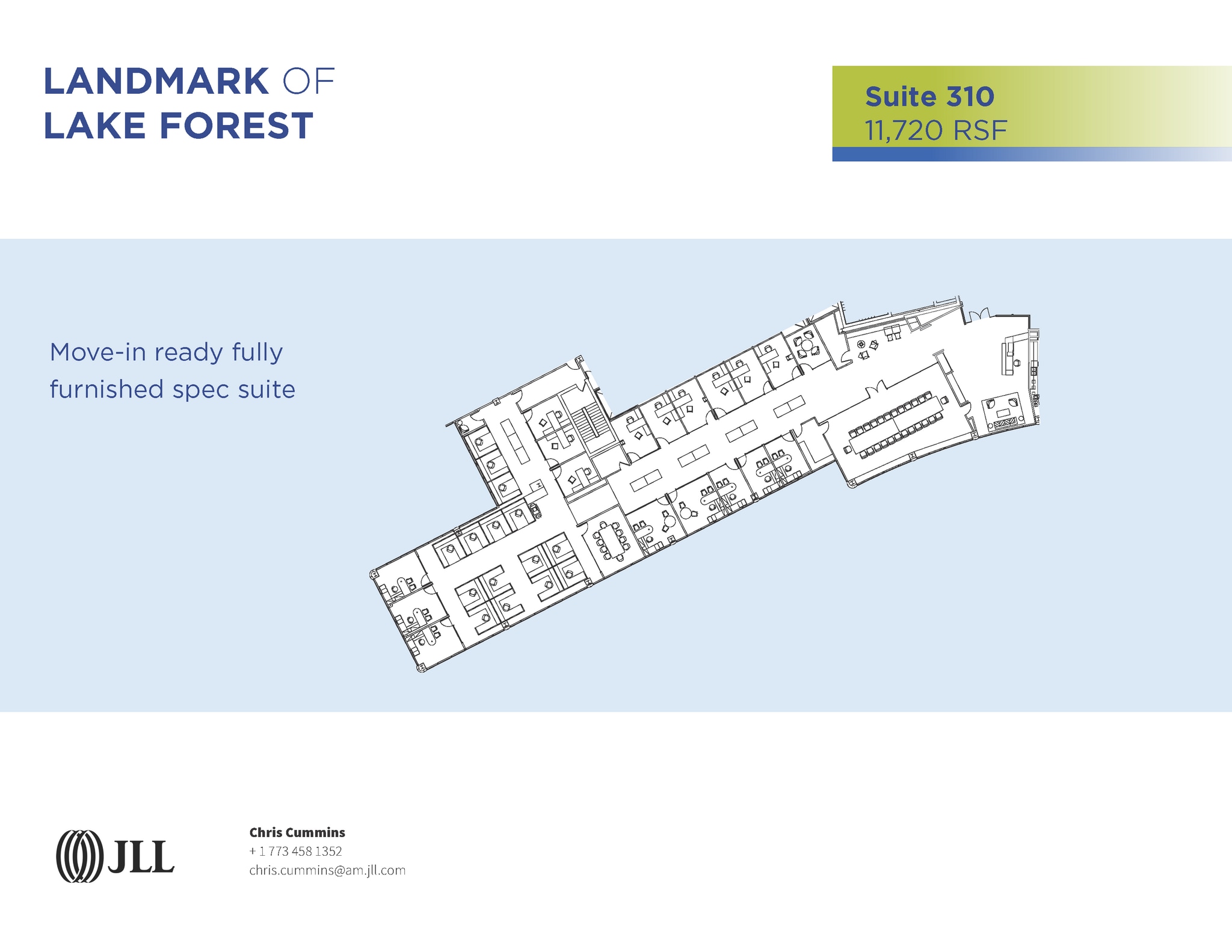 100 S Saunders Rd, Lake Forest, IL for lease Floor Plan- Image 1 of 2