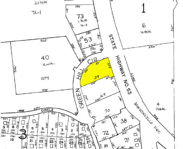 679 Dawsonville Hwy, Gainesville, GA for lease - Plat Map - Image 2 of 3