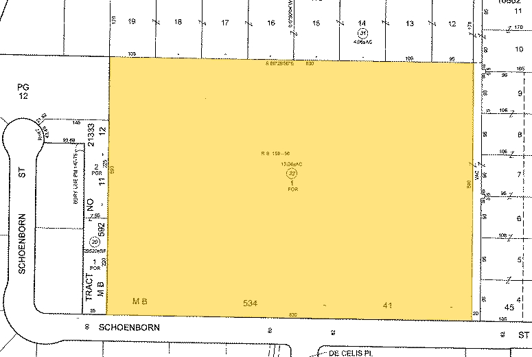 16719 Schoenborn St, North Hills, CA for lease - Plat Map - Image 2 of 18