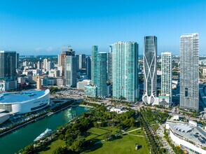 888 Biscayne Blvd, Miami, FL - aerial  map view