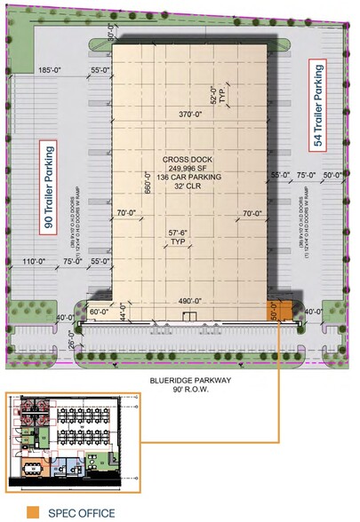 246 Blue Ridge Pky, Laredo, TX for lease - Floor Plan - Image 2 of 2