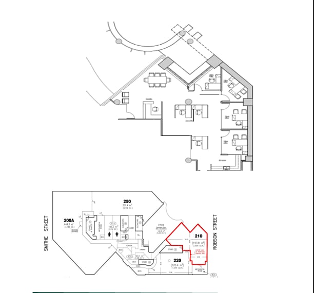 840 Howe St, Vancouver, BC for lease Floor Plan- Image 1 of 1