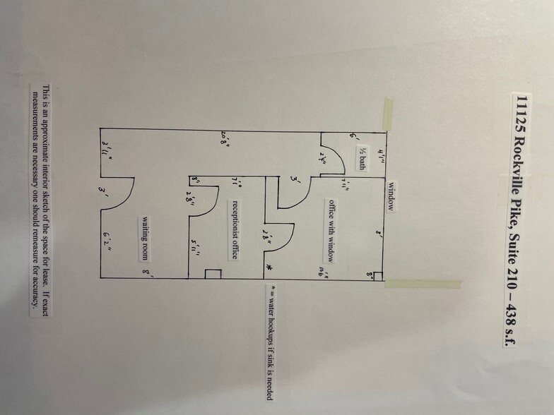 11125 Rockville Pike, Rockville, MD for lease - Floor Plan - Image 2 of 10