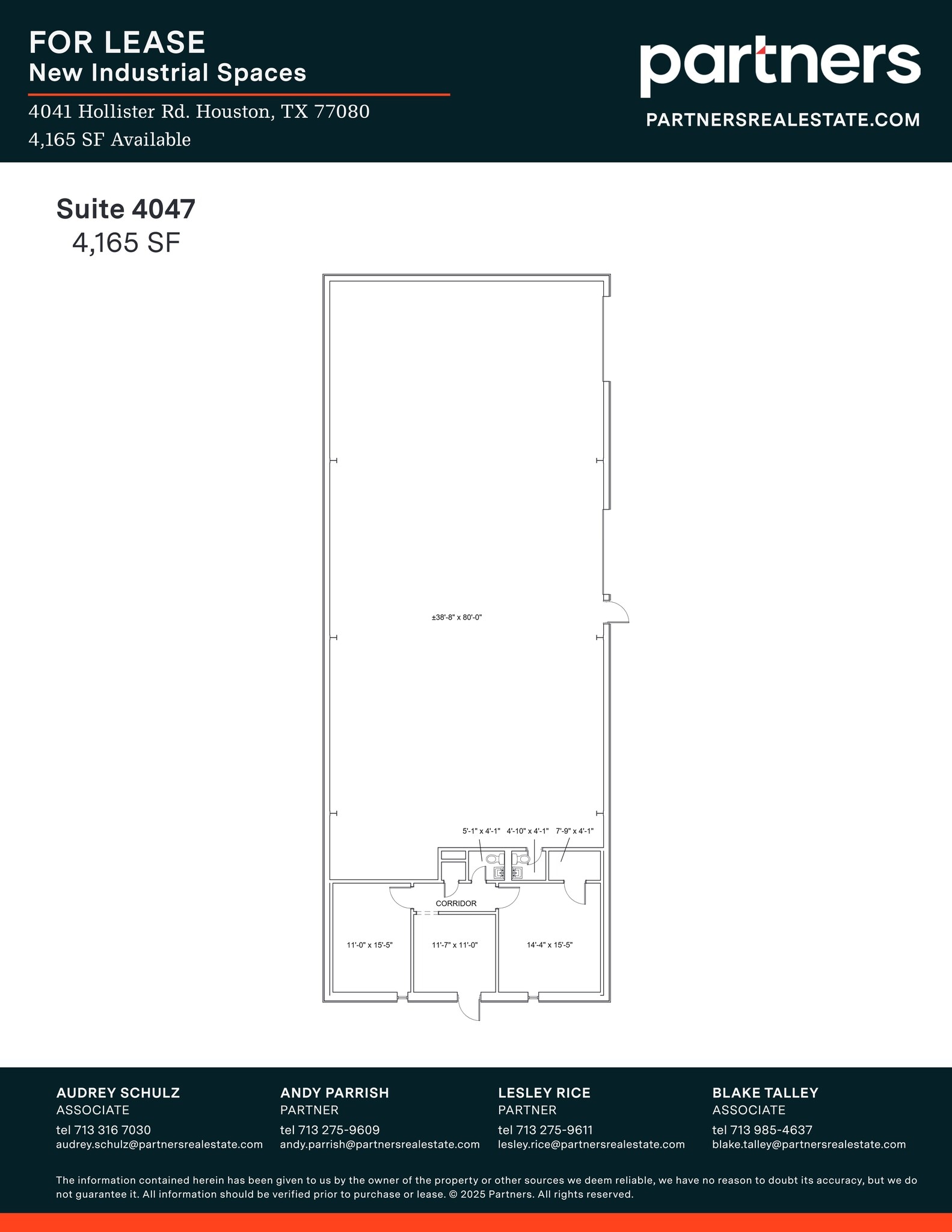 4041-4071 Hollister Rd, Houston, TX for lease Site Plan- Image 1 of 1