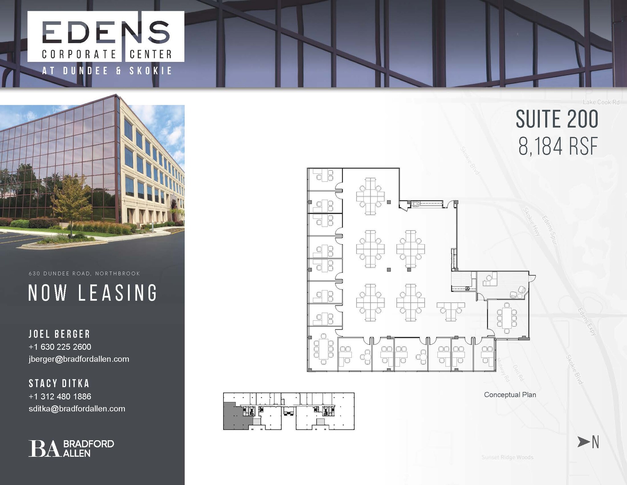 630-650 Dundee Rd, Northbrook, IL for lease Floor Plan- Image 1 of 1