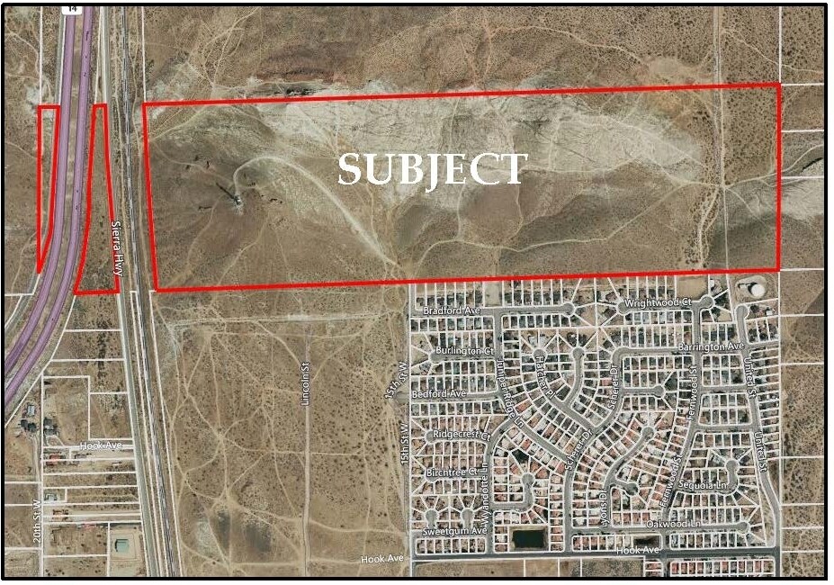 Rosamond Blvd, Rosamond, CA for sale Aerial- Image 1 of 1