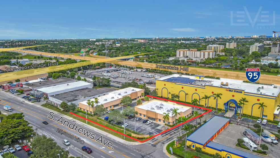 470 S Andrews Ave, Pompano Beach, FL for lease - Aerial - Image 1 of 7