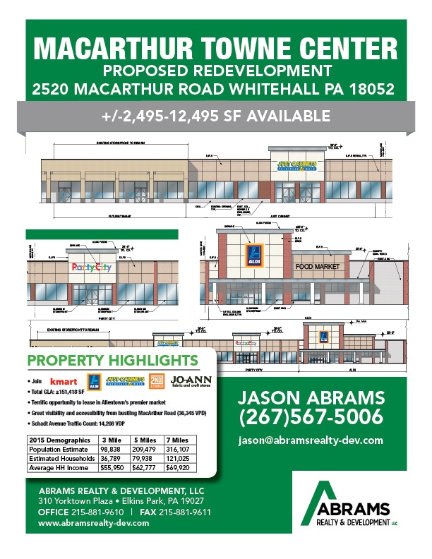 2590 Macarthur Rd Whitehall Pa 18052 Retail Space For Lease