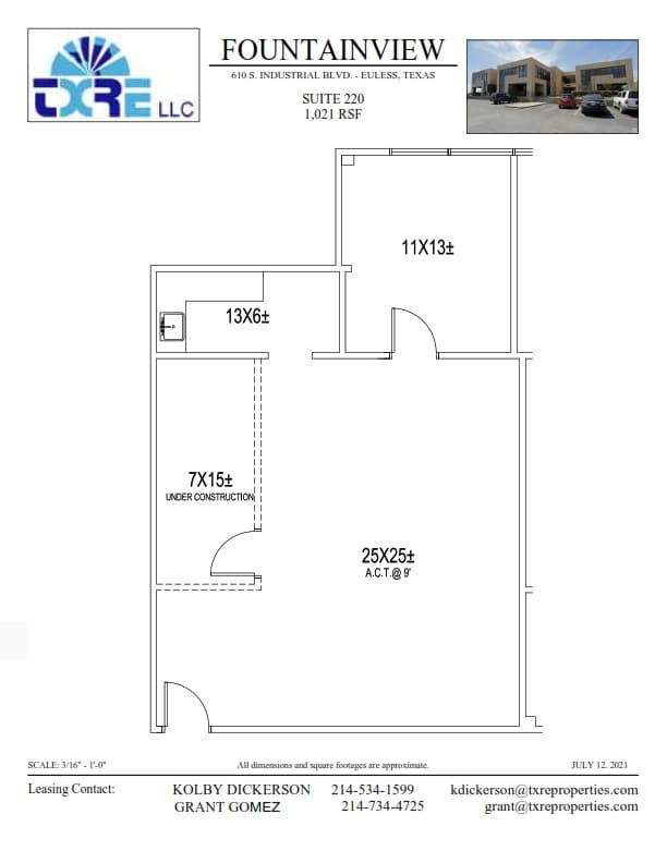 610 S Industrial Blvd, Euless, TX for lease Building Photo- Image 1 of 1