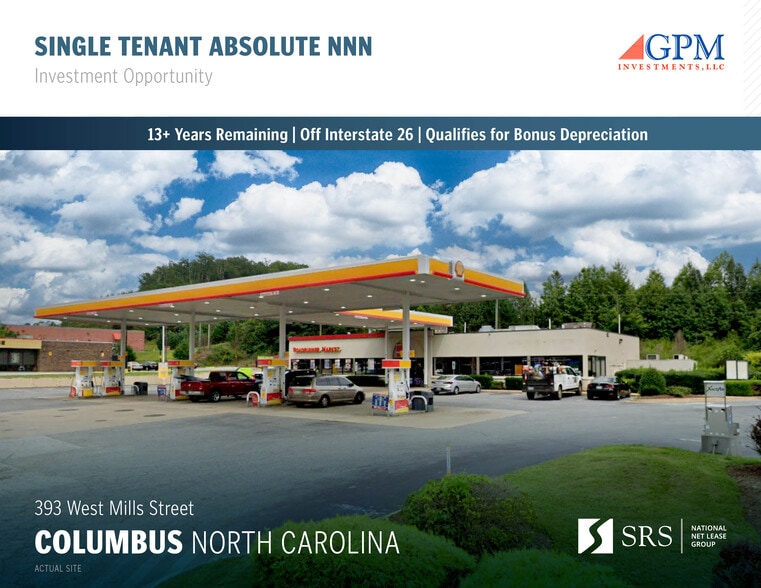 393 W Mills St, Columbus, NC 28722 GPM Investments (dba Roadrunner
