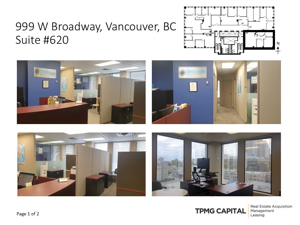 999 W Broadway, Vancouver, BC for lease Interior Photo- Image 1 of 3