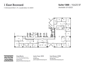 1 E Broward Blvd, Fort Lauderdale, FL for lease Site Plan- Image 1 of 1