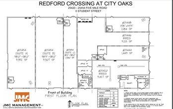 25440-25454 5 Mile Rd, Redford, MI for lease Floor Plan- Image 2 of 3