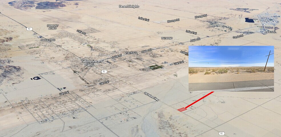 0 29 Palms hwy, Twentynine Palms, CA for sale - Building Photo - Image 2 of 2
