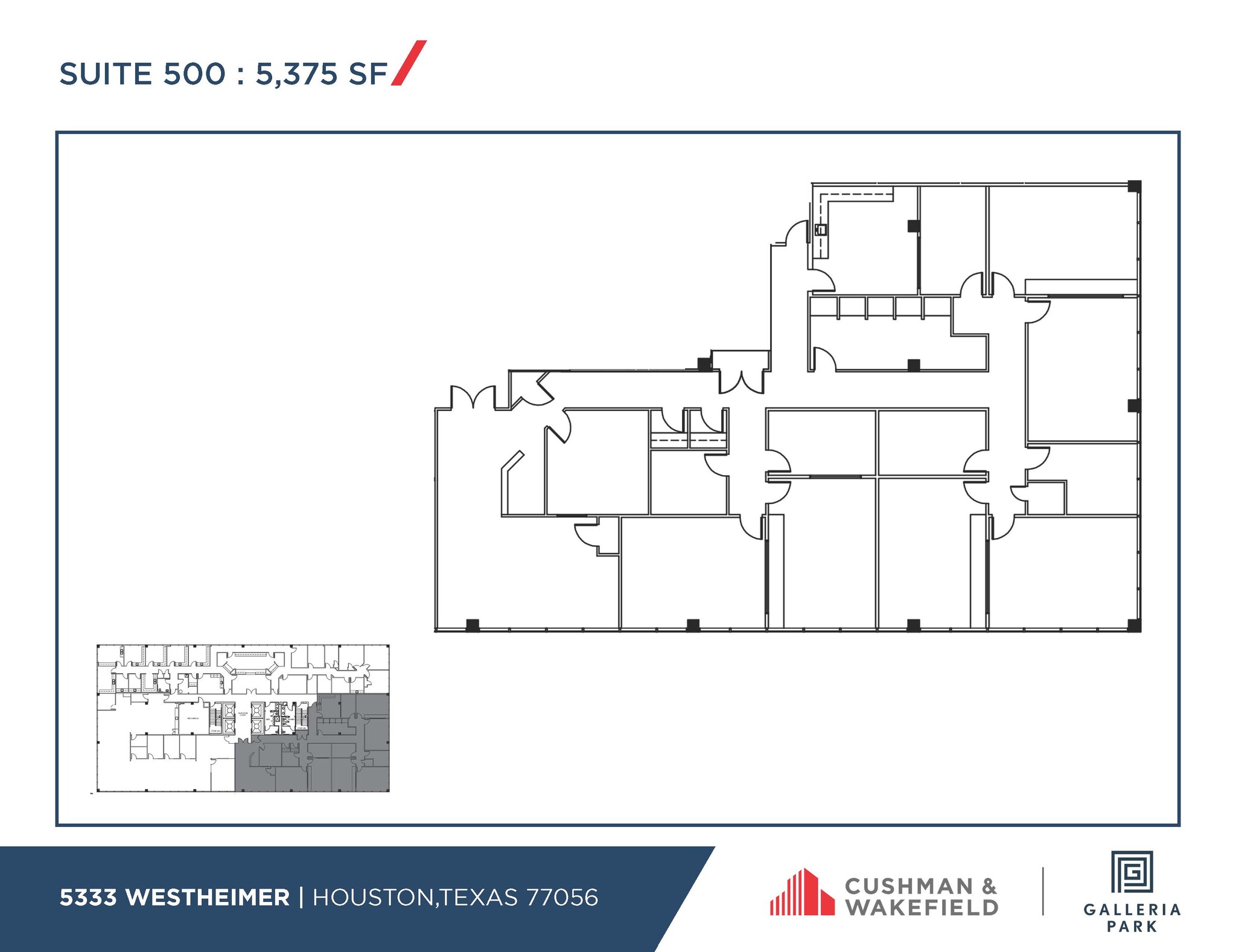 5251 Westheimer Rd, Houston, TX for lease Floor Plan- Image 1 of 1