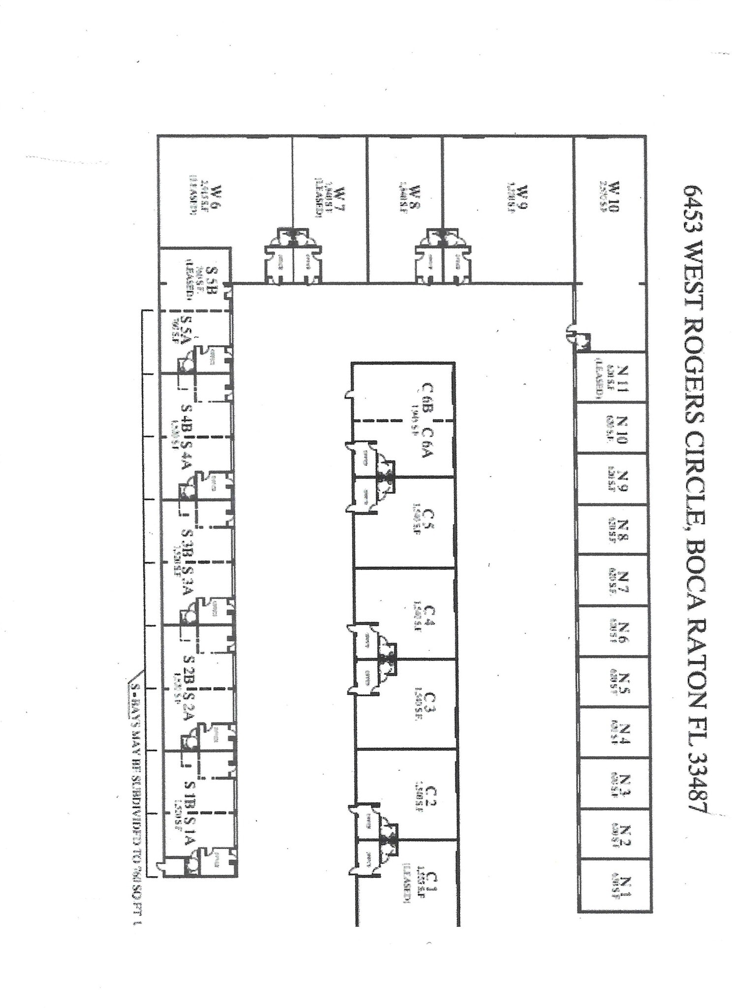 6453 W Rogers Cir, Boca Raton, FL for lease Site Plan- Image 1 of 7