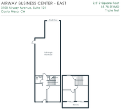 3100 Airway Ave, Costa Mesa, CA for lease Floor Plan- Image 1 of 1