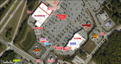 5851 Spout Springs Rd, Flowery Branch, GA - AERIAL  map view