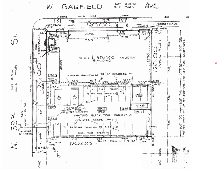 2176 N 39th St, Milwaukee, WI for sale - Plat Map - Image 2 of 8