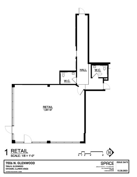 7000 N Glenwood Ave, Chicago, IL for lease - Floor Plan - Image 2 of 2