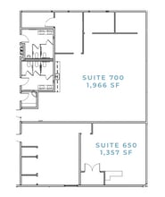 921 N Riverfront Blvd, Dallas, TX for lease Floor Plan- Image 2 of 2