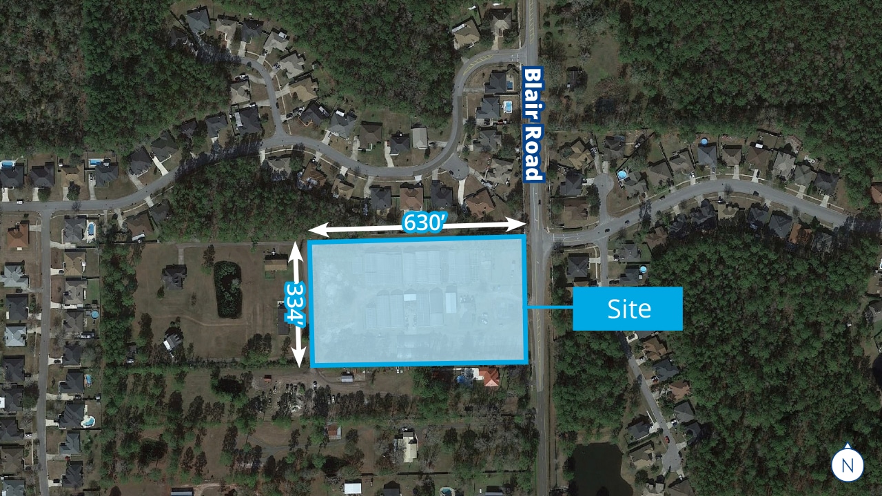 1404 Blair Rd, Jacksonville, FL for sale Aerial- Image 1 of 7