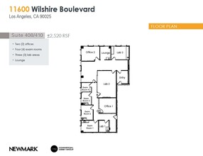 11600 Wilshire Blvd, Los Angeles, CA for lease Floor Plan- Image 1 of 2