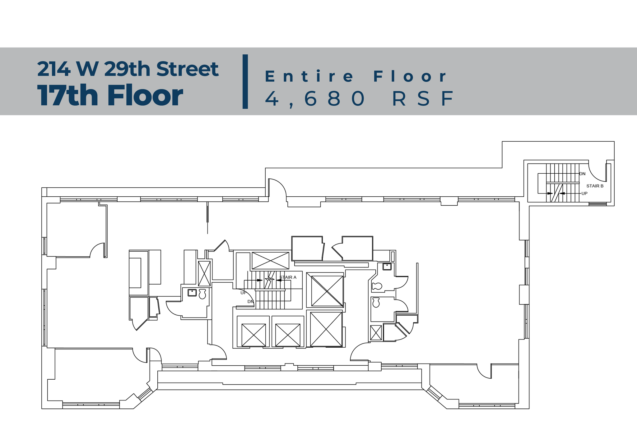 214 W 29th St, New York, NY for lease Floor Plan- Image 1 of 5