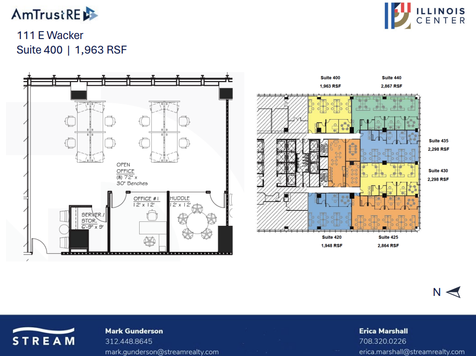 111 E Wacker Dr, Chicago, IL for lease Floor Plan- Image 1 of 1