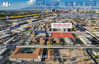 215 Philadelphia ave, Las Vegas, NV - aerial  map view - Image1