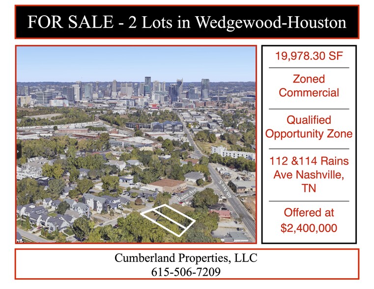 112 Rains Ave, Nashville, TN for sale - Primary Photo - Image 1 of 10