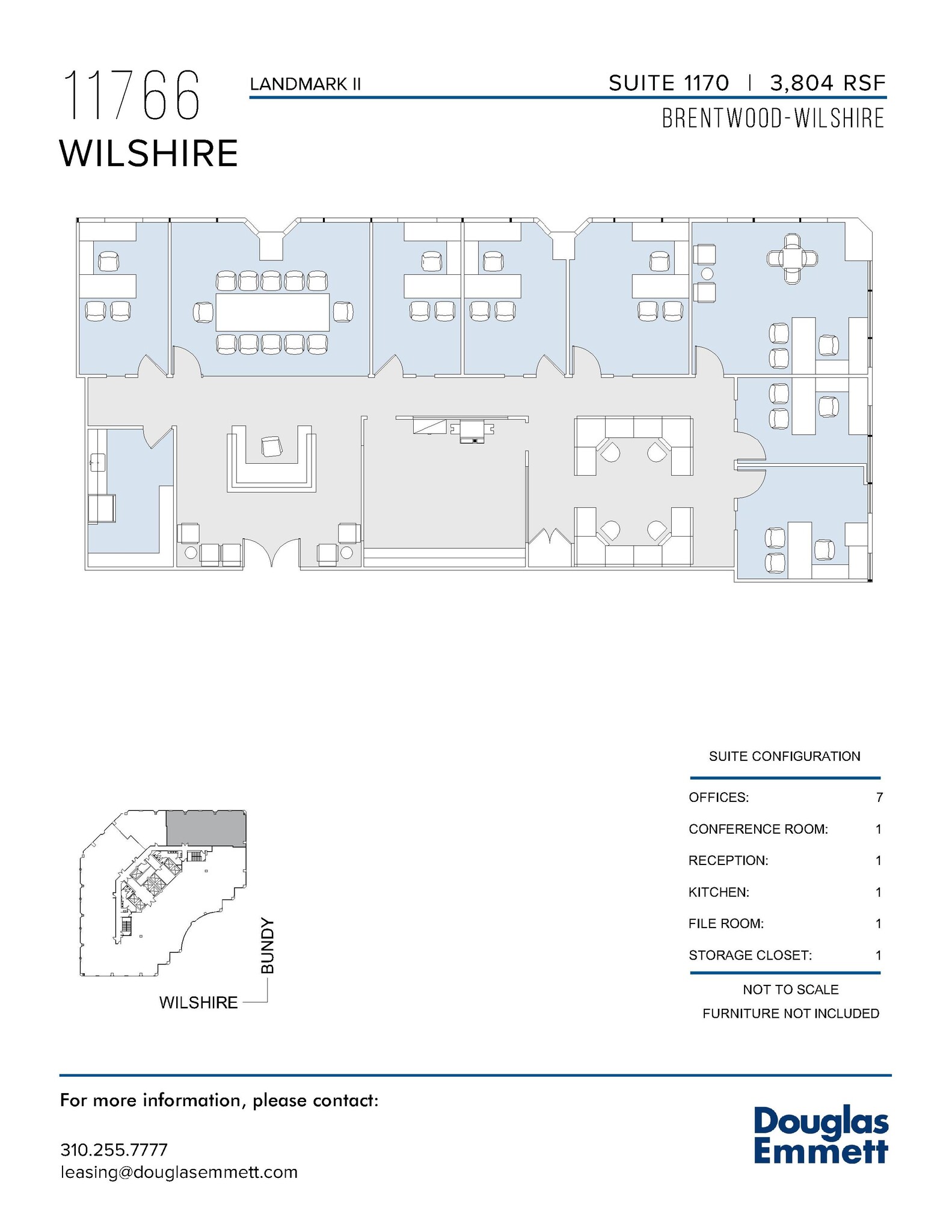 11766 Wilshire Blvd, Los Angeles, CA for lease Floor Plan- Image 1 of 1