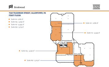 7535 Windsor Dr, Allentown, PA for lease Floor Plan- Image 1 of 1