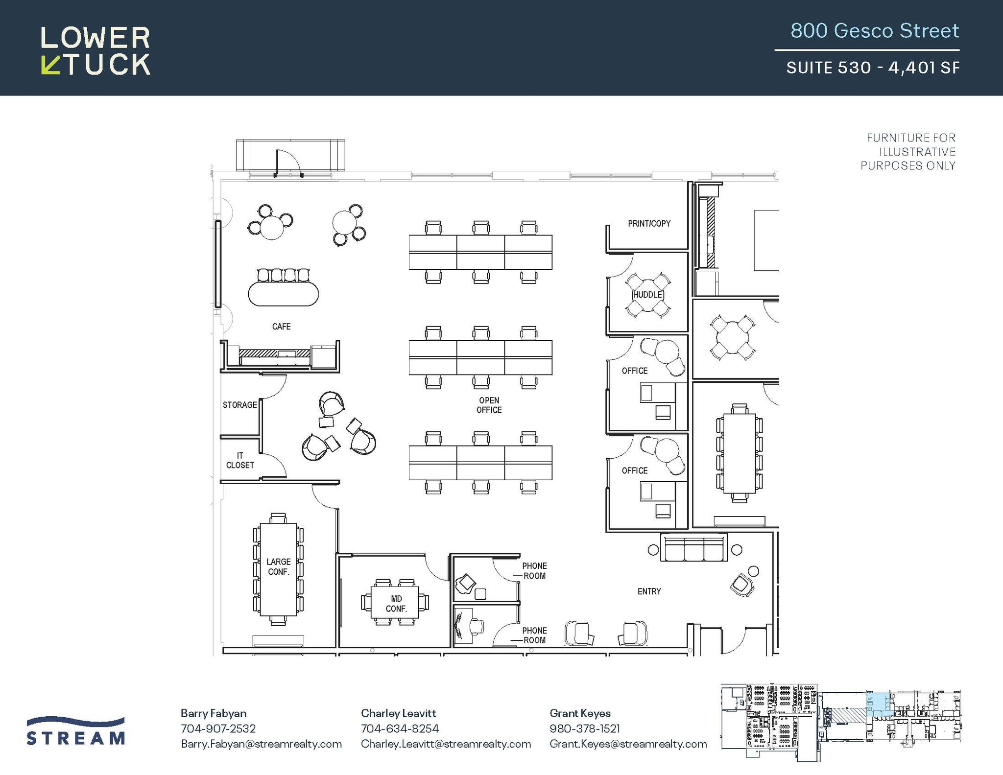 800 Gesco St, Charlotte, NC for lease Floor Plan- Image 1 of 1
