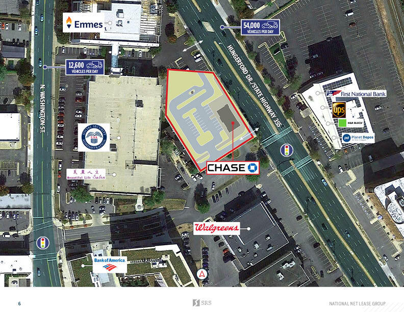 460 Hungerford Dr, Rockville, MD 20850 Chase Bank Rockville, MD