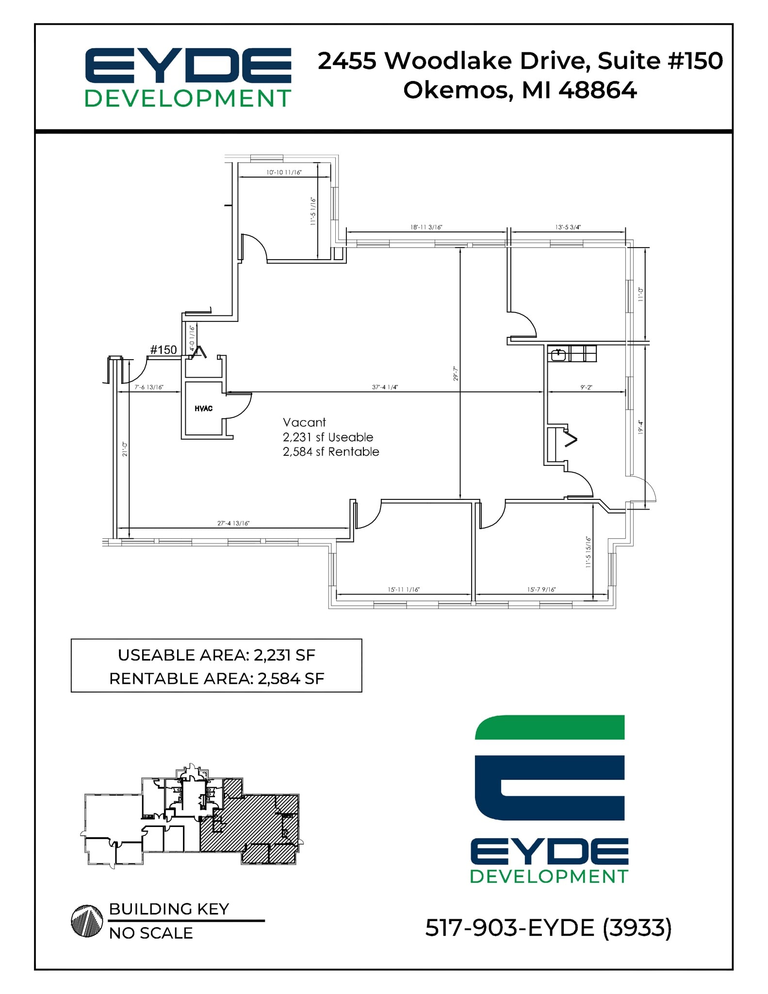 2455 Woodlake Cir, Okemos, MI for lease Site Plan- Image 1 of 1