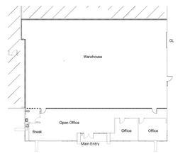 3585 Corporate Ct, San Diego, CA for lease Floor Plan- Image 1 of 2