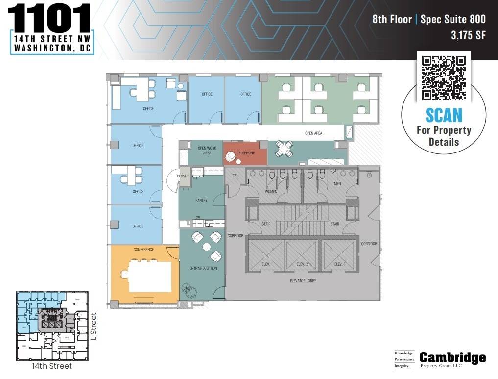 1101 14th St NW, Washington, DC for lease Floor Plan- Image 1 of 1